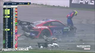 Heavy Crash Hockenheim 2022 DTM [upl. by Macfadyn525]