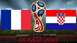 FRANKREICH vs KROATIEN  WM 2018  FINALE [upl. by Naugal]