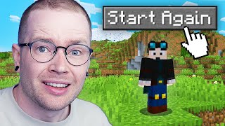 Its Time To Start Again Minecraft Part 1 [upl. by Bernetta]