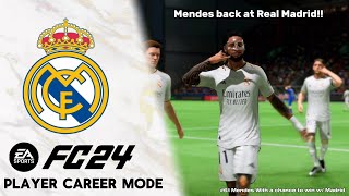 Mendes Returns To Madrid amp Plays UEFA Super Cup  EAFC 24 Player Career Mode Episode 61 [upl. by Donnenfeld286]