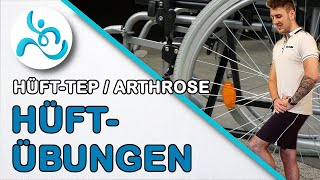 Hüftschmerzen HüftTEP  Hüftarthrose behandeln  Ohne Equipment [upl. by Ahsuat598]