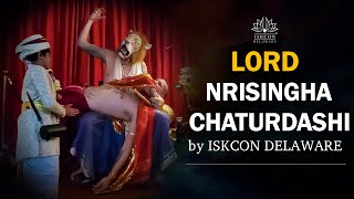 Drama on Lord Nrisingha on Nrisingha chaturdashi 2024 iskcon Deleware [upl. by Ynitsed288]