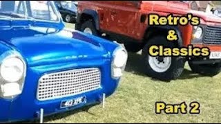 Retros amp Classics on the green Bearsted car event UK 23rd July 2023 part 2 [upl. by Nomma472]