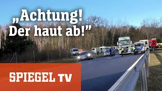 quotAchtung der haut abquot Polizeieinsatz an der deutschpolnischen Grenze  SPIEGEL TV [upl. by Yadsnil]