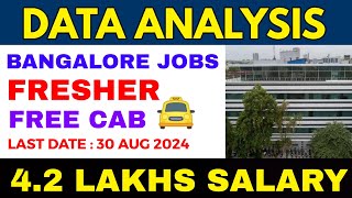 Data Analysis jobs for Freshers  2024 freshers jobs  Bangalore jobs tamil  IT jobs  Enge Velai [upl. by Atilrep428]