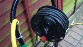 Window cleaning tips  Water fed pole mini hose reel [upl. by Birchard]