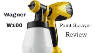 Wagner W100 paint sprayer  how to spray paint a fence with a paint sprayer wagner paintsprayer [upl. by Eskil]