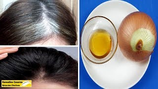 Decir Adiós A Las Canas Con Estos 2 Ingredientes  Eliminar Las Canas Y Recuperar El Pelo Negro [upl. by Gomer]