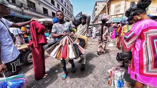 4K BIGGEST AFRICAN OPEN STREET MARKET TOGO WEST Africa 🌍 [upl. by Elleivap]