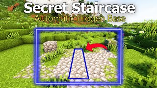 Minecraft BEST Secret Staircase Tutorial  VOWLA [upl. by Eekram]