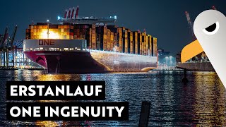 Erstanlauf 🩷🚢 ONE INGENUITY zum Containerterminal Burchardkai ⚓️ 400 m Containerschiff  24000 TEU [upl. by Kciredor]