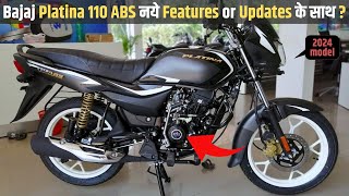 2024 New Platina 110 ABS E20 Full Review  Price New features amp update [upl. by Roselin]