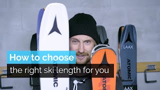 How to Choose the Right Ski Length [upl. by Axela]