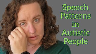 This one hit harder than I thought Talking about Speech Patterns in Autistic People [upl. by Ludovika260]