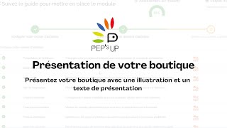 Boutique  Présentation  Présentez votre boutique avec une illustration et un texte de présentation [upl. by Pacificia]