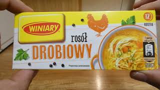 Rosół drobiowy Winiary 12 kostek 120g [upl. by Westbrooke937]