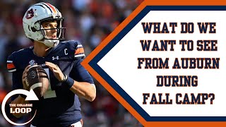 The College Loop  What do we want to hear from Auburn Football during Fall Camp [upl. by Eppie]