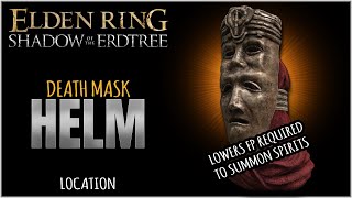 Death Mask Helm Location in Elden Ring Shadow of the Erdtree [upl. by Eelyk]