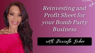 Reinvesting and Profit worksheet for your Bomb Party Business [upl. by Allemrac938]