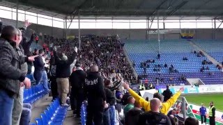 1FC Magdeburg  Lokomotive Leipzig Torjubel Magdeburg Fans [upl. by Enyallij]