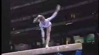 Dominique Moceanu  1996 Olympics AA  Balance Beam [upl. by Aneekat]