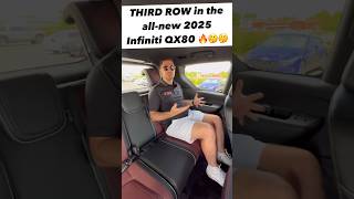 Check out the MUCH Improved Third Row in the 2025 Infiniti QX80 [upl. by Enyaz807]