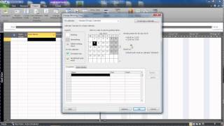 Change Project Working Week in MS Project [upl. by Colinson]