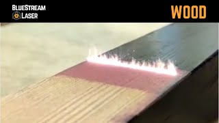 Laser Cleaning of wood vs sandblasting  Laser rens av tre treverk vs sandblåsing [upl. by Grossman]