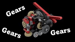 A 3HandClockwork in Lego Technic [upl. by Hilde]