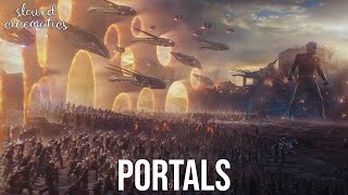 Avengers Endgame  Portals  SLOWED  REVERB  Alan Silvestri [upl. by Donnell375]