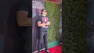 Joe Manganiello Strikes a Pose at Halloween Horror Nights 2024 Opening Night [upl. by Charmine]