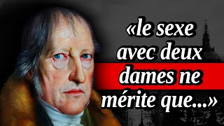 Citations de Georg Hegel  Ce que vous devez entendre maintenant avant quil ne soit trop tard [upl. by Tove]