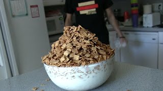 MASSIVE Cinnamon Toast Crunch Challenge 7700 Cals [upl. by Annayt]