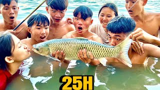 Anh Ba Phải  Thử Thách 25H Cắm Trại Câu Cá  Fishing camping [upl. by Leilah]