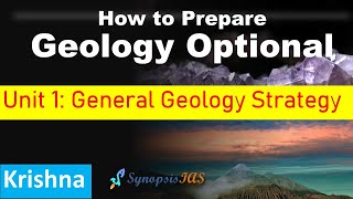 Geology optional 2024 General Geology  How to Prepare for UPSC IAS amp Indian Forest Services IFoS [upl. by Acnaiv895]