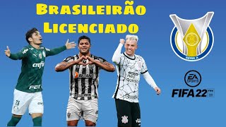 COMO TER O BRASILEIRÃO LICENCIADO NO FIFA 22 NO CONSOLE [upl. by Quarta]