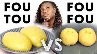 FOUFOU vs FOUTOU 🇨🇮 Différence Entre les 2 Cuisine Ivoirienne [upl. by Atirac694]