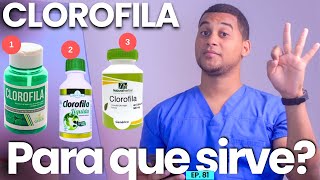 CLOROFILA PARA QUE SIRVE  3 COSAS [upl. by Laurentium]