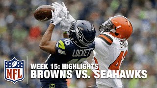 Browns vs Seahawks  Week 15 Highlights  NFL [upl. by Inilahs]