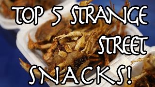 Malaysias Top 5 Strange Street Snacks  These are super unique  Malaysia [upl. by Aiciram]