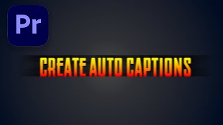 Create AUTO Captions in Premiere pro Add Pop up text [upl. by Rosol]