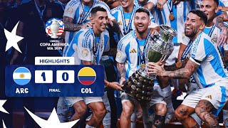 ARGENTINA vs COLOMBIA  FINAL Copa America 2024  Full Match All Goals  Realistic PES Gameplay [upl. by Yrrej]