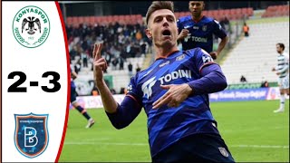 Konyaspor vs Istanbul Basaksehir 23 Krzysztof Piątek Goals Hattrick  All Goals amp Highlights [upl. by Timofei]