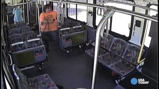 Video shows moment train crashes into MARTA [upl. by Aihsi]