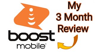 Boost Mobile Review  3 Months Later [upl. by Sheya109]