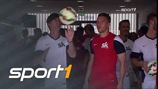 Torfestival bei Khediras Benefizkick  SPORT1 NEWS [upl. by Aizek642]