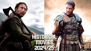 Top 5 Upcoming Historical Movies 20242025 [upl. by Jaymie]