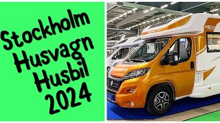 Stockholm Husvagn Husbil  en rundtur på mässan [upl. by Hutt]