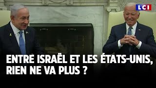 Entre Israël et les États Unis rien ne va plus [upl. by Jabez]