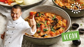 LinsenTopf mit Karotten und Oliven Rezept  Vegan [upl. by Gnas867]